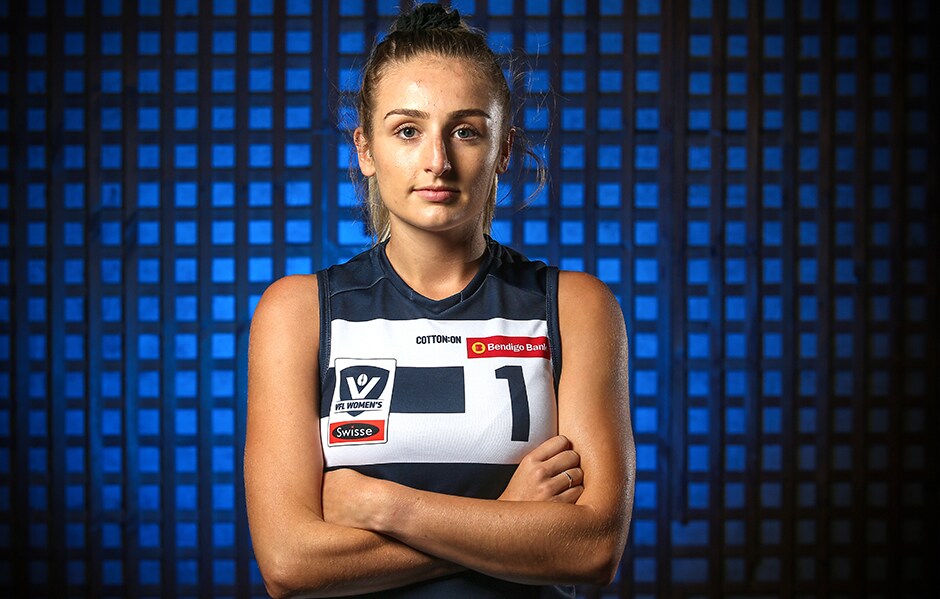 2019_05_10_VFLW_HERO.png Amy McDonald has been tipped as a player to watch this season. Credit: AFL Victoria - Geelong Cats